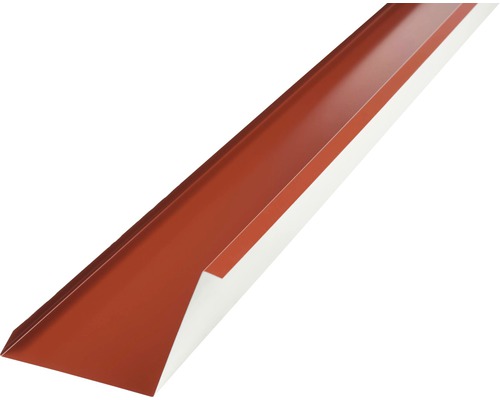Gavelbeslag PRECIT för takpanneplåt röd 1000 x 100 x 115 mm Takränna av metall