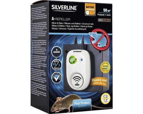 Silverline A-Repeller för att avvisa möss och råttor för upp till 50 kvadratmeter