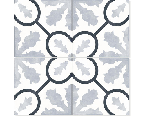 Dekorativa plattor med grafiskt mönster för vägg- och golvdesign