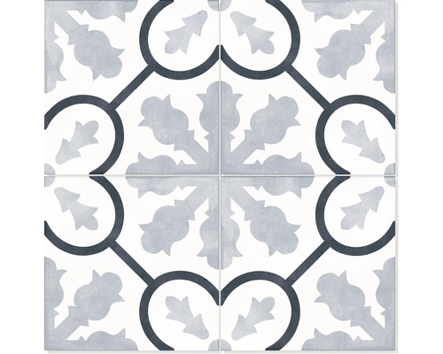 Dekorativa golvplattor med geometriskt mönster