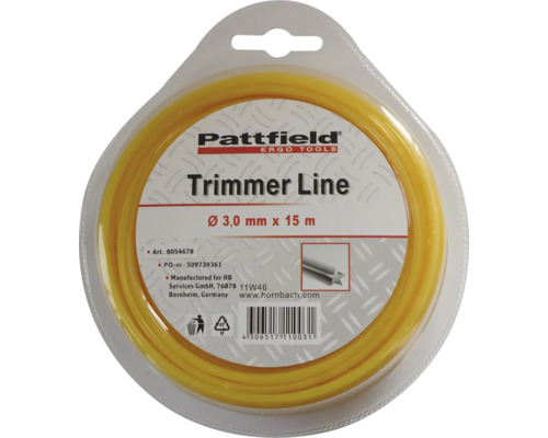 Trimmertråd PATTFIELD nylon 3,0mm 15m Trimmertråd PATTFIELD nylon 3,0mm 15m