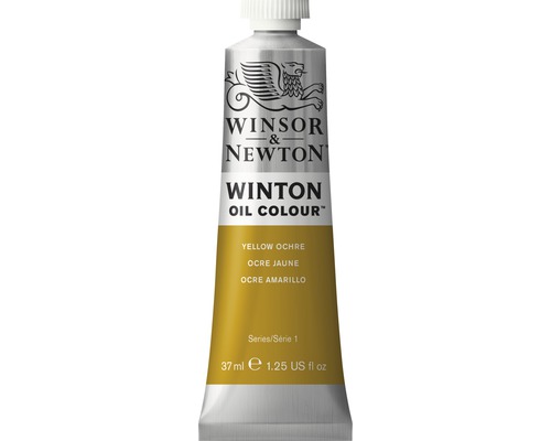 Oljefärg WINSOR&NEWTON Winton Oil Nr 744 (44) gul 37ml Winsor & Newton Winton oljefärg gulockra, 37 ml tub