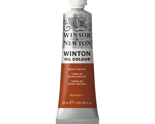 Oljefärg WINSOR&NEWTON Winton Oil Nr 74 (02) brun 37ml