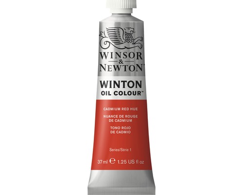 Oljefärg WINSOR&NEWTON Winton Oil Nr 95 (05) röd 37ml Winsor & Newton Winton oljefärg kadmiumröd nyans, 37 ml tub
