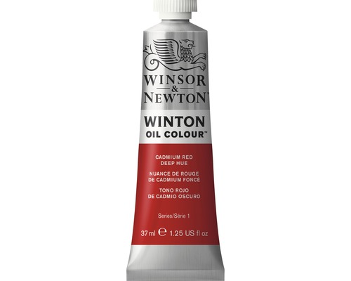 Oljefärg WINSOR&NEWTON Winton Oil Nr 98 (06) röd 37ml Winsor & Newton Winton oljefärg kadmiumröd djup nyans i en 37 ml tub