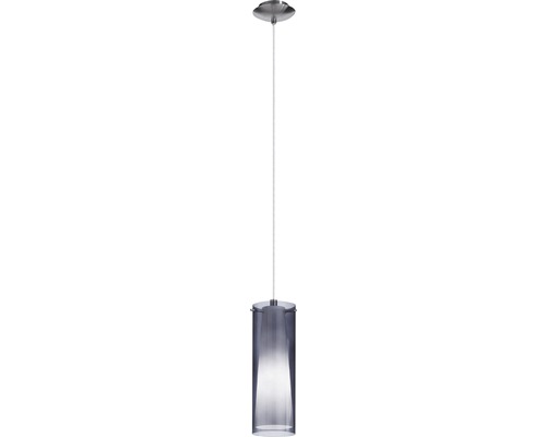 Taklampa EGLO Pinto svart Pendellampa med cylindrisk lampskärm