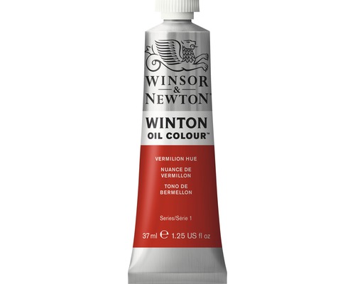 Oljefärg WINSOR&NEWTON Winton Oil Nr 682 (42) röd 37ml Winsor & Newton Winton oljefärg, kulör Vermillion