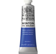 Winsor & Newton Winton oljefärg Fransk ultramarin i en 37-milliliters tub