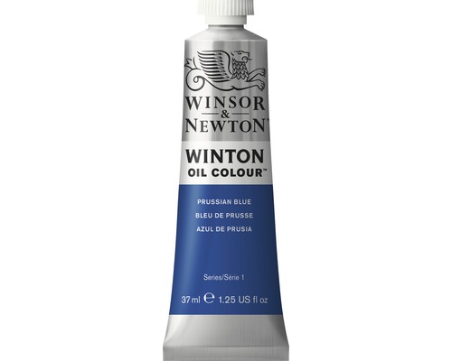 Oljefärg WINSOR&NEWTON Winton Oil Nr 538 (33) blå 37ml Winsor & Newton Winton oljefärg preussisk blå i en tub på 37 ml