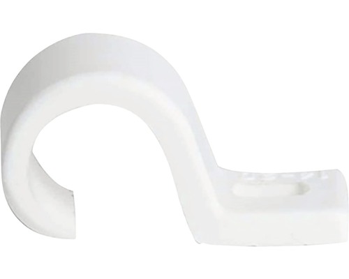 Ledningshållare SCHNEIDER ELECTRIC TK 10-14mm enkel plast rund vit 10 st Rörklammer av plast