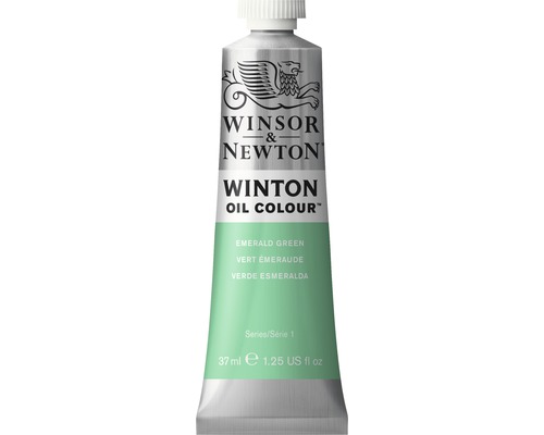 Oljefärg WINSOR&NEWTON Winton Oil Nr 241 (18) grön 37ml Winsor & Newton Winton oljefärg, smaragdgrön, 37 ml