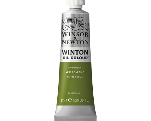 Oljefärg WINSOR&NEWTON Winton Oil Nr 599 (37) grön 37ml Winsor Newton Winton oljefärg Sap Green, 37 ml tub