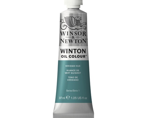 Oljefärg WINSOR&NEWTON Winton Oil Nr 696 (43) grön 37ml Winsor & Newton Winton oljefärg Viridian nyans, 37 ml