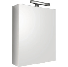 Spegelskåp BADEN HAUS Aosta LED vit 45x60cm 1-dörr