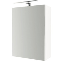 Spegelskåp BADEN HAUS Aosta LED vit 45x60cm 1-dörr