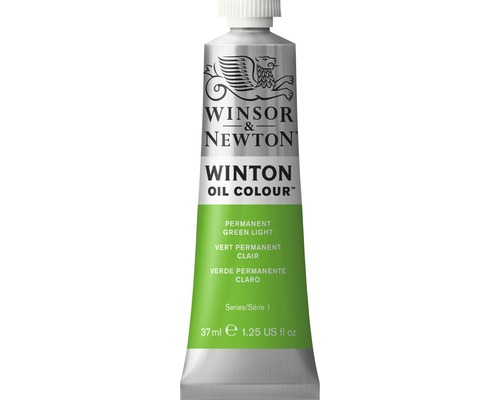 Oljefärg WINSOR&NEWTON Winton Oil Nr 483 (48) grön 37ml Winsor & Newton Winton Oljefärg Permanent Green Light i en 37 ml tub
