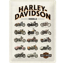 Plåtskylt NOSTALGIC ART Harley Models 30x40cm-thumb-0