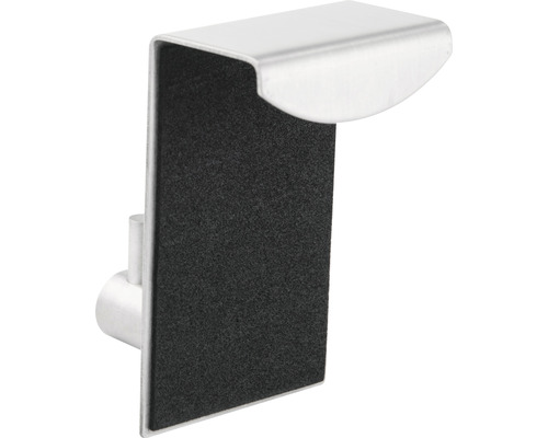 Dörrhängare av metall med filtskydd