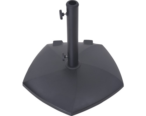 Fyrkantigt parasollställ av plast