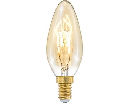 Kronljus COTTEX LED Curly filament amber E14, 4W 150lm stepdim-0