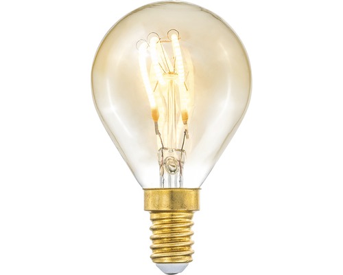 Klotlampa COTTEX LED Curly filament amber E14, 4W 150lm stepdim-0