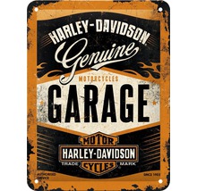 Plåtskylt NOSTALGIC ART Harley D. Garage 15x20cm-thumb-0