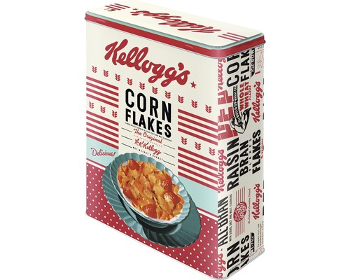 Kellogg''s Cornflakes-burk i retrodesign
