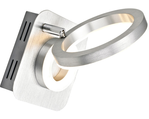 Vägglampa med två ringar av metall