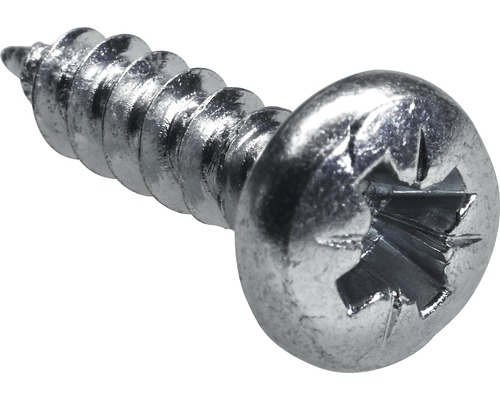 Metallskruv med linshuvud och kryssspår