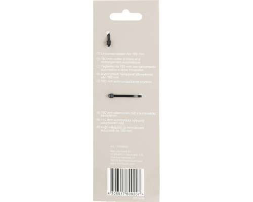 Universalkniv i aluminium 180 millimeter