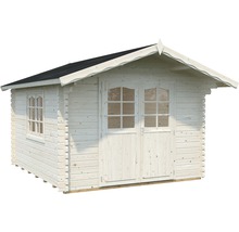 Friggebod PALMAKO Sally inkl. golv, fönster, entrétak 16m² (10,2m²) 300x360cm doppimpregnerad