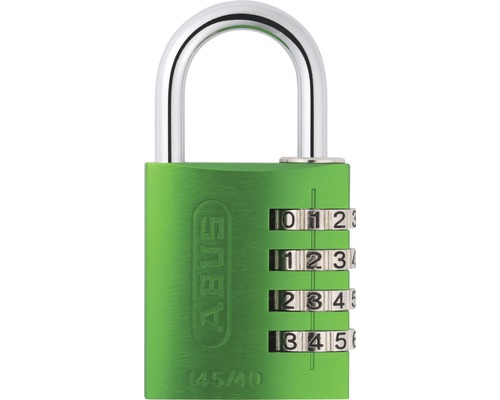 Grönt ABUS kombinationslås 145/40