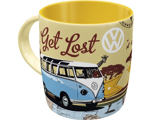 Dekorativ mugg med Volkswagen Bulli-motiv