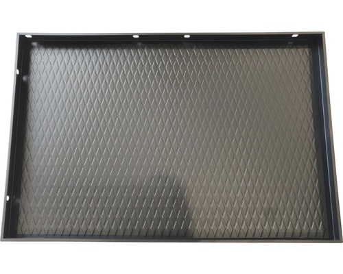 Metalltråg med diamantmönster