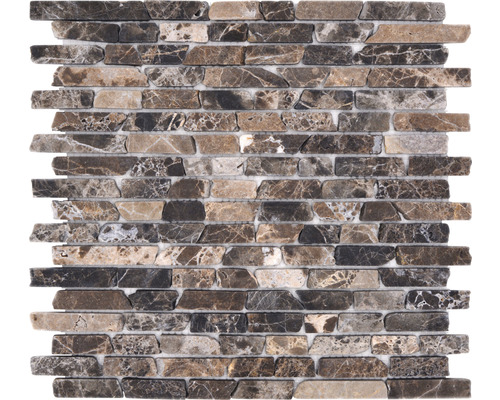 Mosaik natursten BRICK 476 30,5x32,2 cm brun