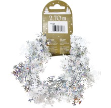 Snöflinggirlang, 2,70 meter, juldekoration