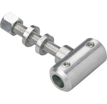 Spännskruv av metall med skruvar och muttrar