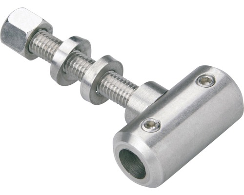 Spännskruv av metall med skruvar och muttrar