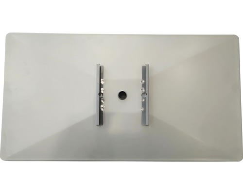 Rektangulär sockel med fästskenor