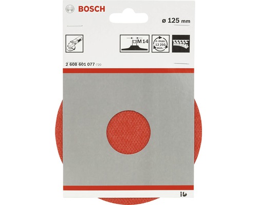 Bosch slipskiva, diameter 125 mm