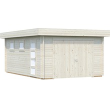 Garage PALMAKO Rasmus inkl. dörr, fönster, träport 21,7m² (19m²) 360x550cm obehandlad