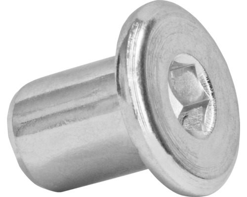 Blindnitmutter av metall med inre gänga