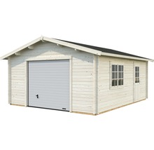 Garage PALMAKO Roger inkl. dörr, fönster, sektionsport 26,8m² (23,9m²) 450x550cm doppimpregnerad