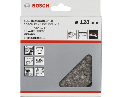 Förpackning Bosch sliplopp diameter 128 millimeter