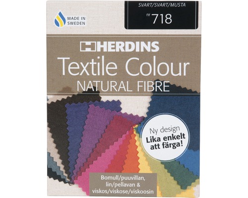 Textilfärg HERDINS TC Natural fibre Svart Textilfärg HERDINS TC Natural fibre Svart