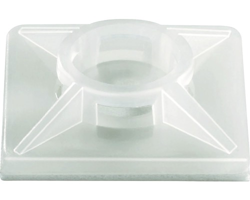 Självhäftande DRESSELHAUS sockel för buntband 26x26x6mm Kabelbindersfäste med sockel