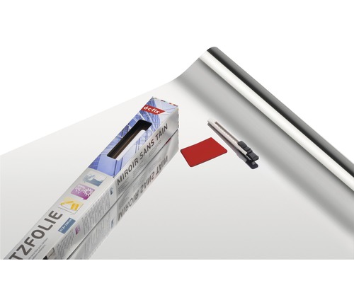 Dekorplast D-C-FIX Spion spegeleffekt 67,5x150cm Spegelfilm med skärare och skrapa