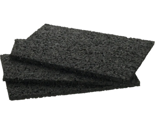 KONSTA Underläggsdyna av gummigranulat 3x60x90 mm 60 st/paket Staplade gummi granulatplattor