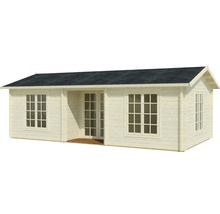 Trädgårdshus PALMAKO Anna inkl. golv, fönster 31m² (26,8+1,9m²) 770x400cm obehandlad