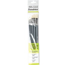 Winsor & Newton oljefärgspenslar set, fem stycken